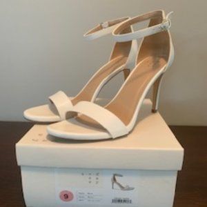 A New Day White High- heeled Sandals, 9M